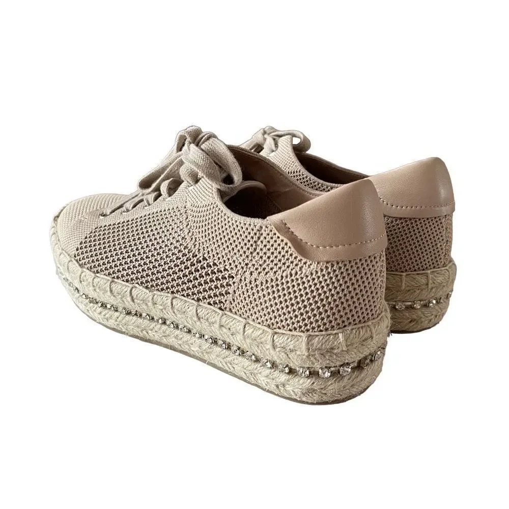 Chelsea & Violet Vitna Flatform Espadrilles Shoes 7